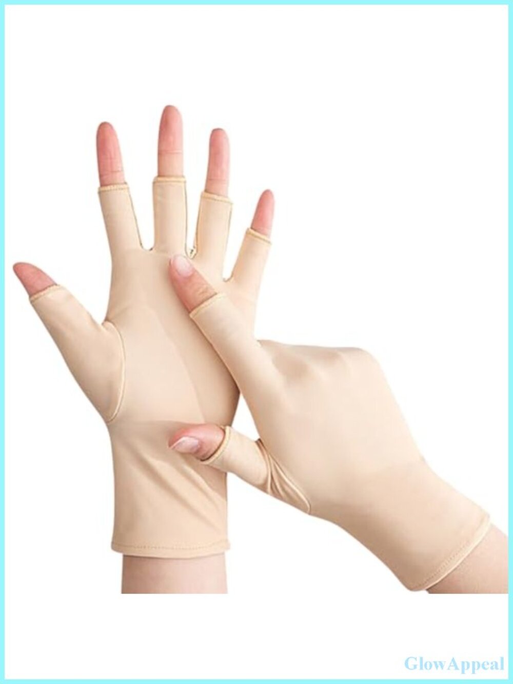 UV Sun Protection Fingerless Gloves for Driving & Outdoor Activities
